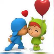 sticker pocoyo couple WhatsApp Channel