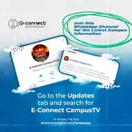E-Connect CampusTV WhatsApp Channel