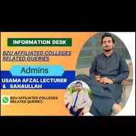 BZU affiliated colleges related queries WhatsApp Channel