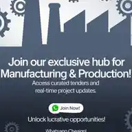 Manufacturing & Production Projects WhatsApp Channel