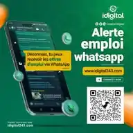 iDigital Alertes Emploie WhatsApp Channel