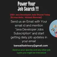 Java Developer Jobs WhatsApp Channel