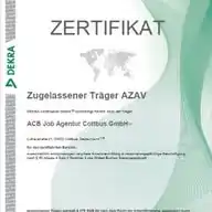 ACB Job Agentur Cottbus GmbH WhatsApp Channel