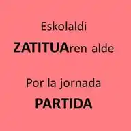 Plataforma por la Jornada Partida en Navarra / Nafarroako Eskolaldi Zatituaren aldeko Plataforma WhatsApp Channel