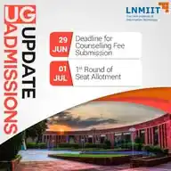 LNMIIT UG Admissions 2024-25 WhatsApp Channel