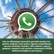 All E-Procurement Aggregator Get Govt Projects, Services, Mfrs, Supply of Goods,NGO RFPs, EOI,Tender WhatsApp Channel