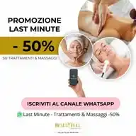 Last Minute - Trattamenti & Massaggi -50% WhatsApp Channel