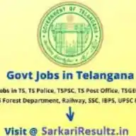 TS Govt jobs Notifications Telangana WhatsApp Channel
