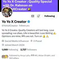 Yo Yo X Creator WhatsApp Channel