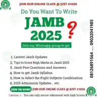 JAMB UTME 2025/2026 WhatsApp Channel