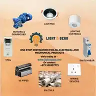 Light N gear-LED Light, Control, Switches, Fan-Exhaust Fan, Industrial Motor-Gearboxes, SS Coil-Pipe WhatsApp Channel
