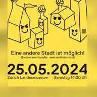 Wohndemo Zürich 25.5.2024 WhatsApp Channel