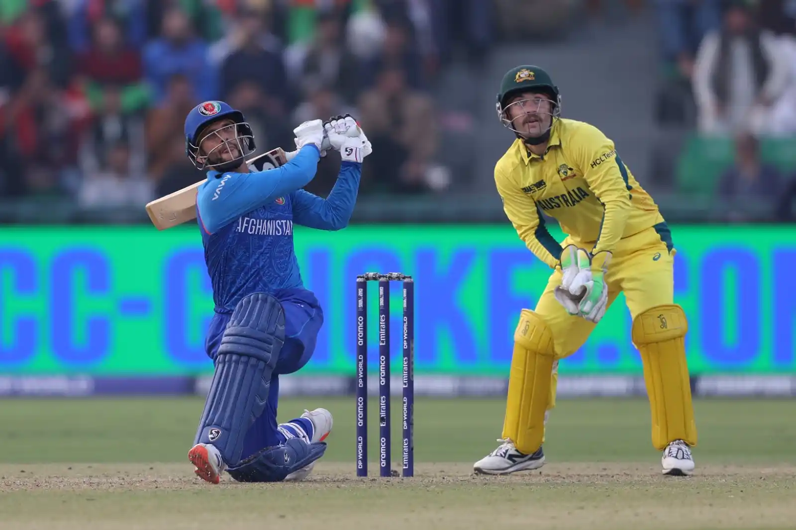 Image from Afghanistan Cricket Board (ACB): A half-century of highest order for the sensational Afghan all-rounder...