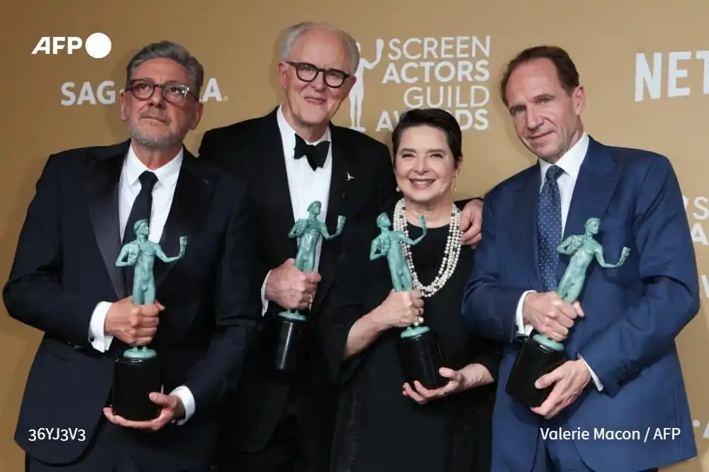 Image from AFP News: 3️⃣ Vatican thriller *_"Conclave"_ won top prize at an unpredictable S...