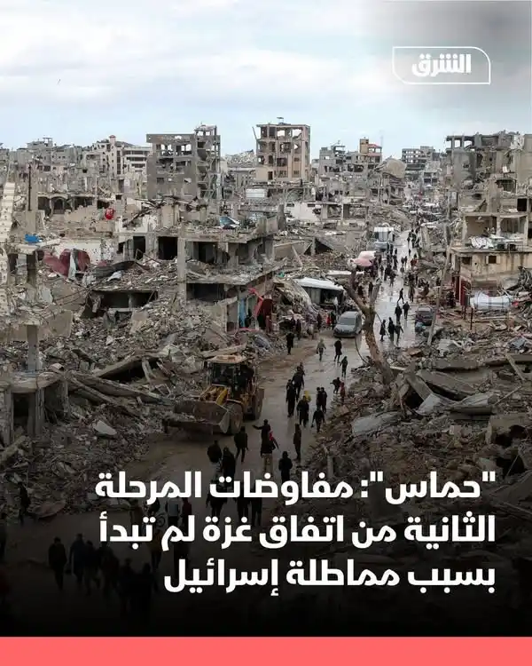 Image from الشرق للأخبار - مصر: قال مصدر فلسطيني مطلع على مفاوضات غزة لـ"الشرق"، إن اللقاءات الجارية ف...