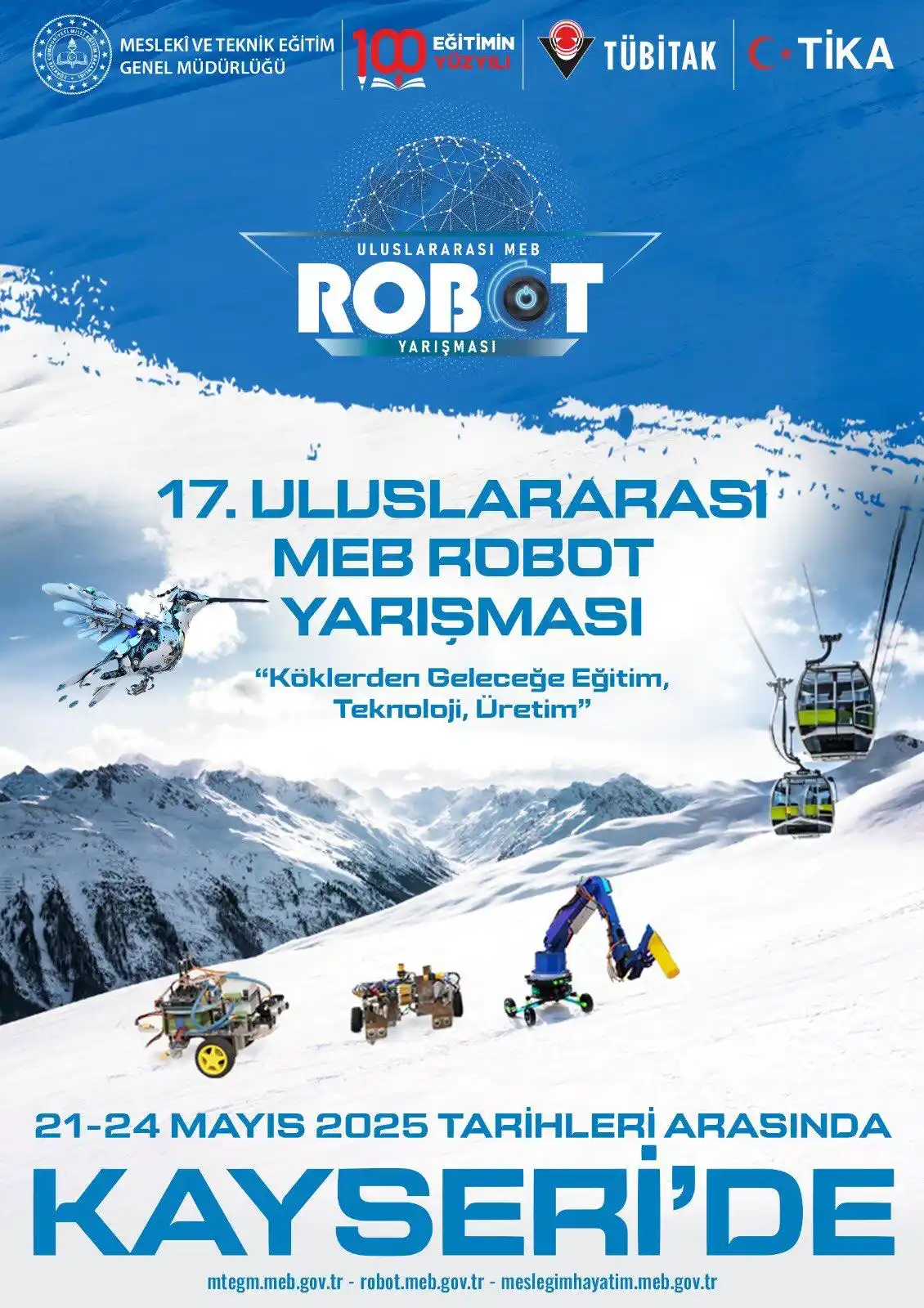 Image from Balıkesir İl Millî Eğitim Müdürlüğü: Uluslararası MEB Robot Yarışması Başvuruları Başladı 🤖🚀 ✈️ Bu yıl 1...