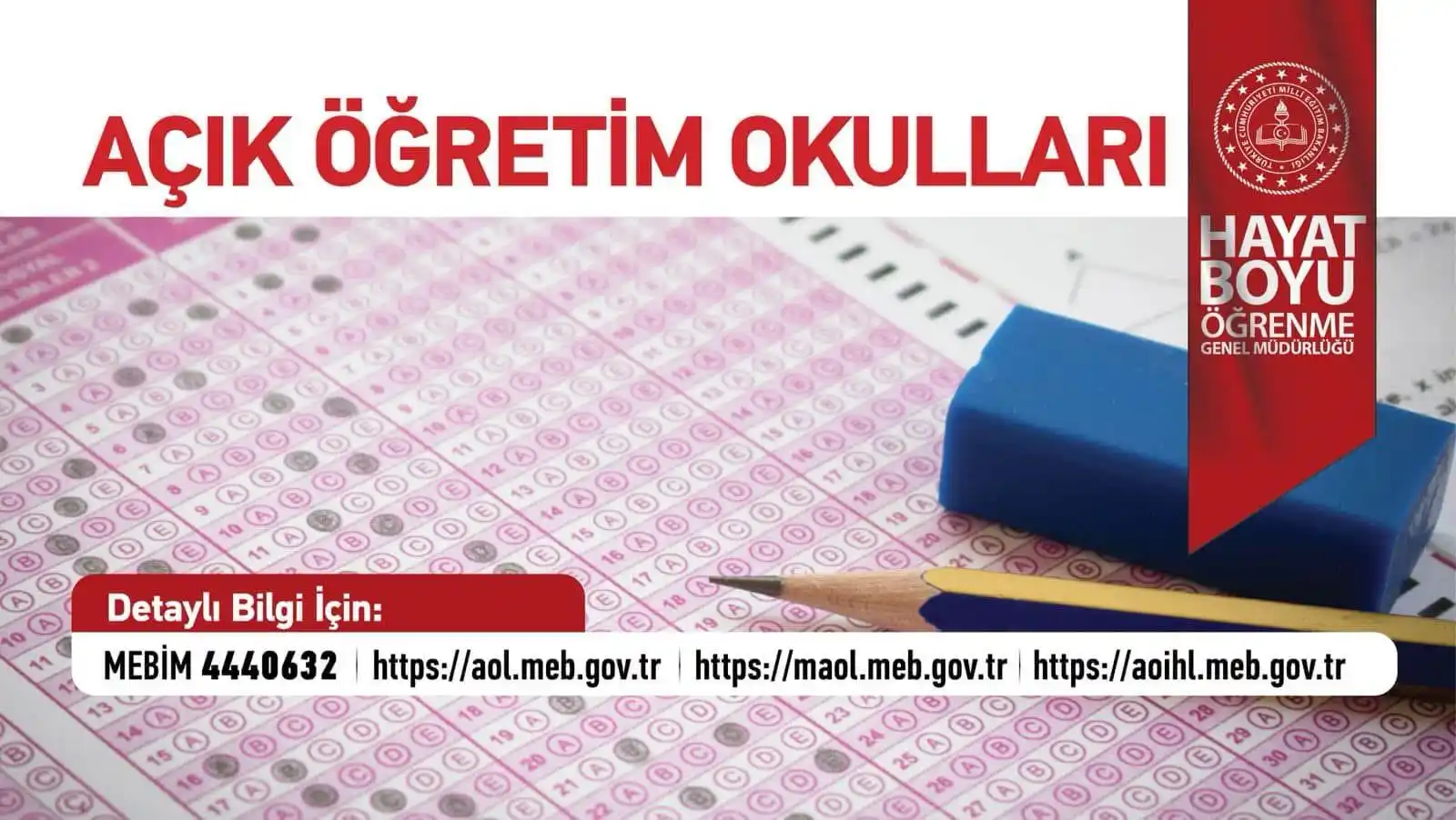 Image from Balıkesir İl Millî Eğitim Müdürlüğü: Açık Öğretim Okulları 2.dönem e-Sınavları için sınav giriş belgeleri ö...