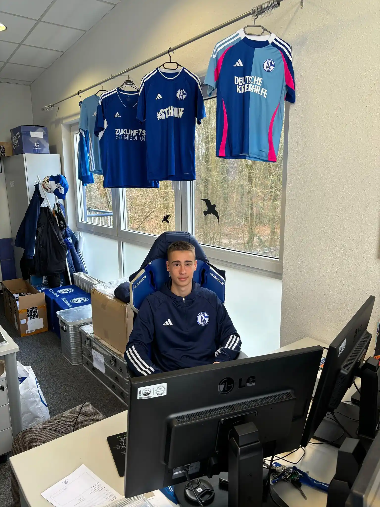 Berufseinsteiger auf Schalke post