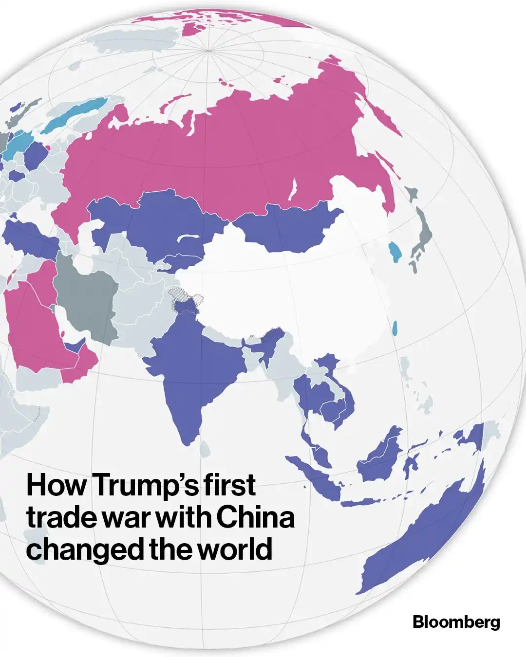 Image from Bloomberg News: As Trump unleashes round two of his trade wars, an analysis of the way...