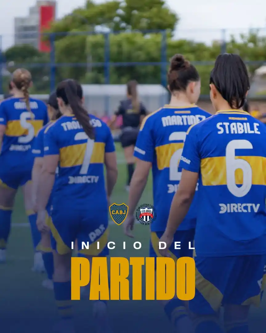 Image from Boca Juniors Fútbol Femenino ⚽️: 🔛 ¡𝗖𝗢𝗠𝗘𝗡𝗭𝗢́ 𝗘𝗟 𝗣𝗔𝗥𝗧𝗜𝗗𝗢! ⠀ <a class="text-blue-500 hov...