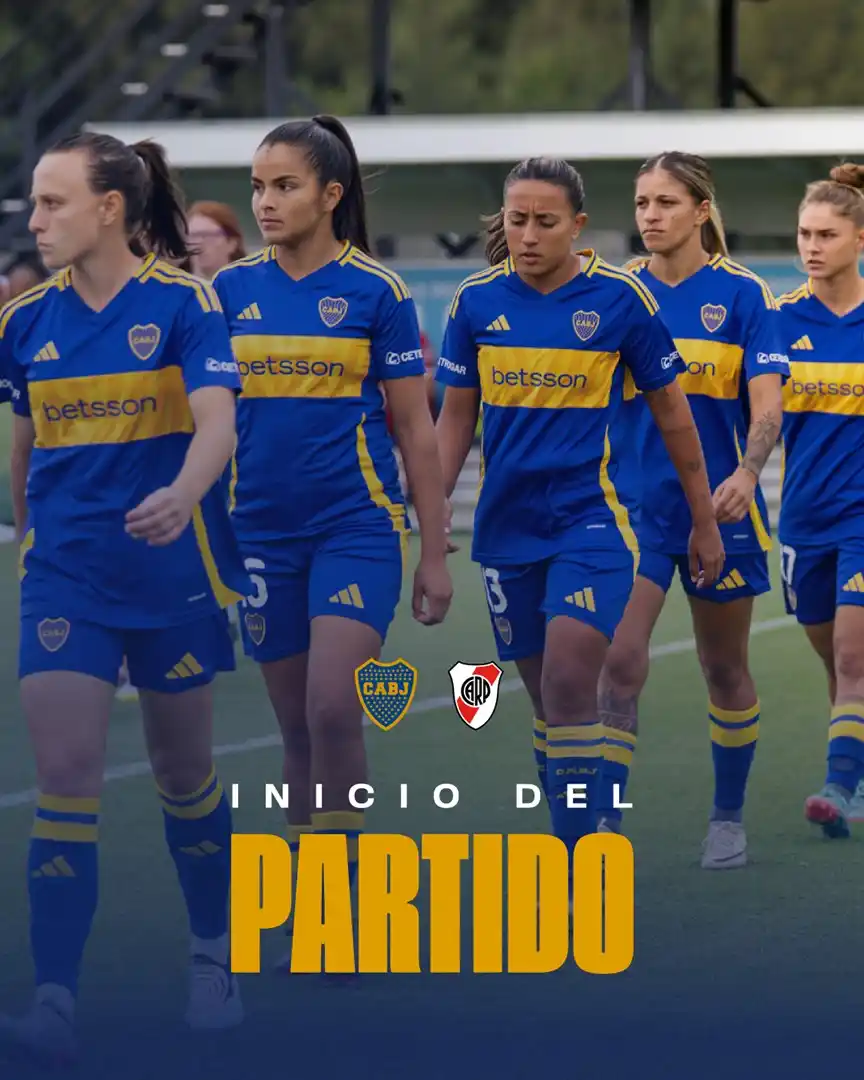 Image from Boca Juniors Fútbol Femenino ⚽️: 🔛 ¡𝗖𝗢𝗠𝗘𝗡𝗭𝗢́ 𝗘𝗟 𝗣𝗔𝗥𝗧𝗜𝗗𝗢! ⠀ <a class="text-blue-500 hov...