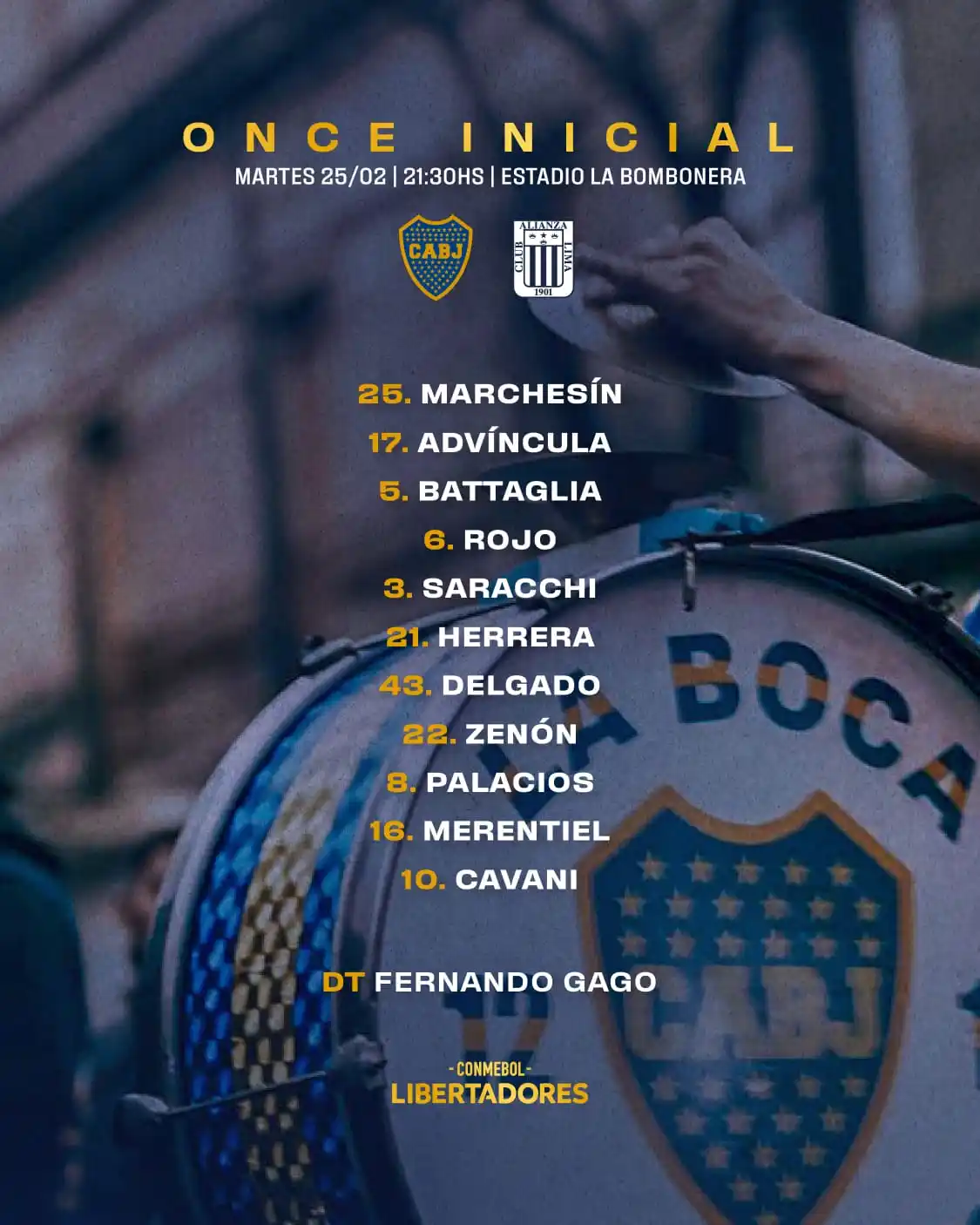 Image from Boca Juniors: 📋 ¡𝗟𝗢𝗦 𝟭𝟭 𝗗𝗘 <a class="text-blue-500 hover:underline cursor-po...