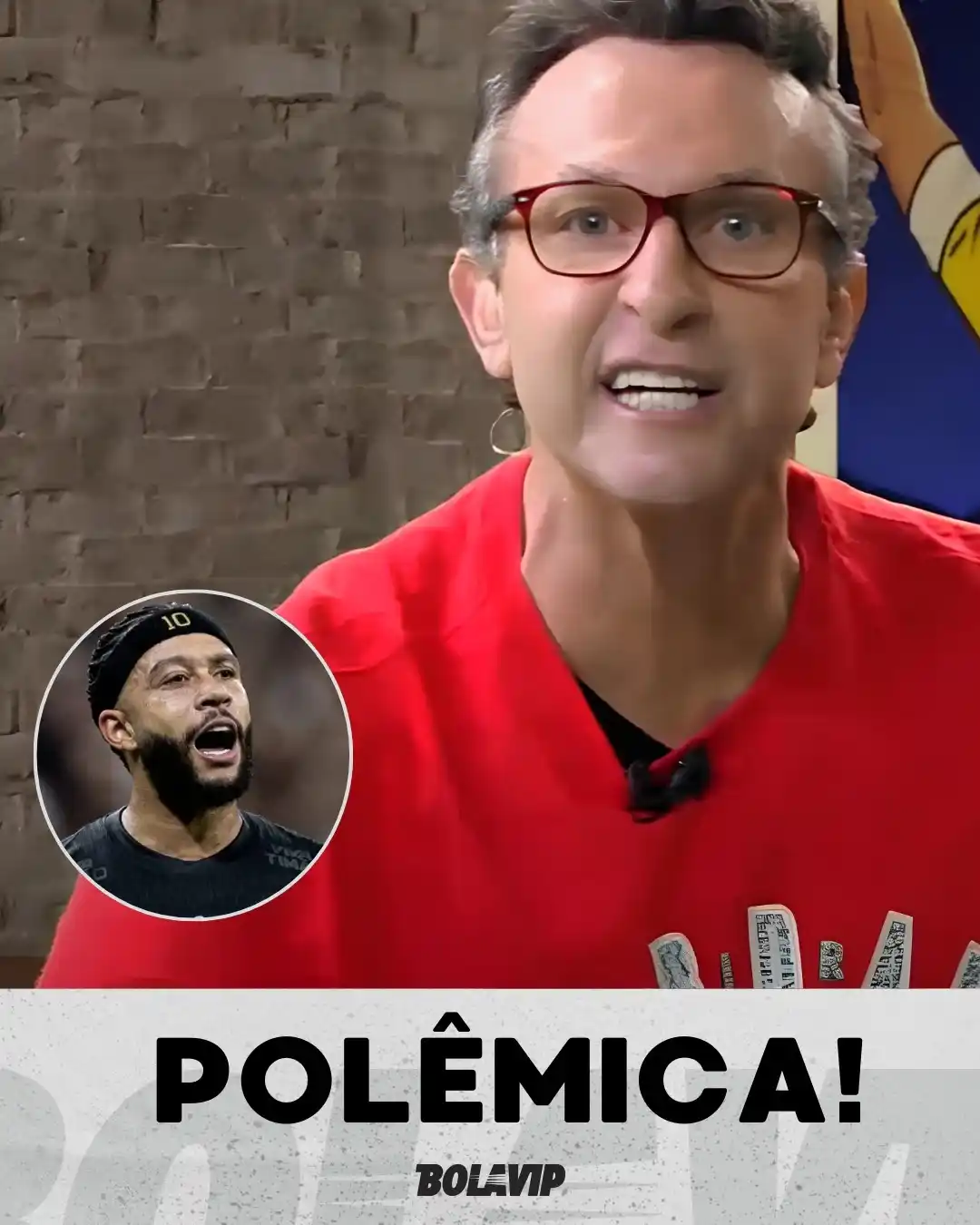 Image from Bolavip | Sou Corinthians: Neto expõe Depay e faz forte cobrança no holandês "Só vive entre celeb...