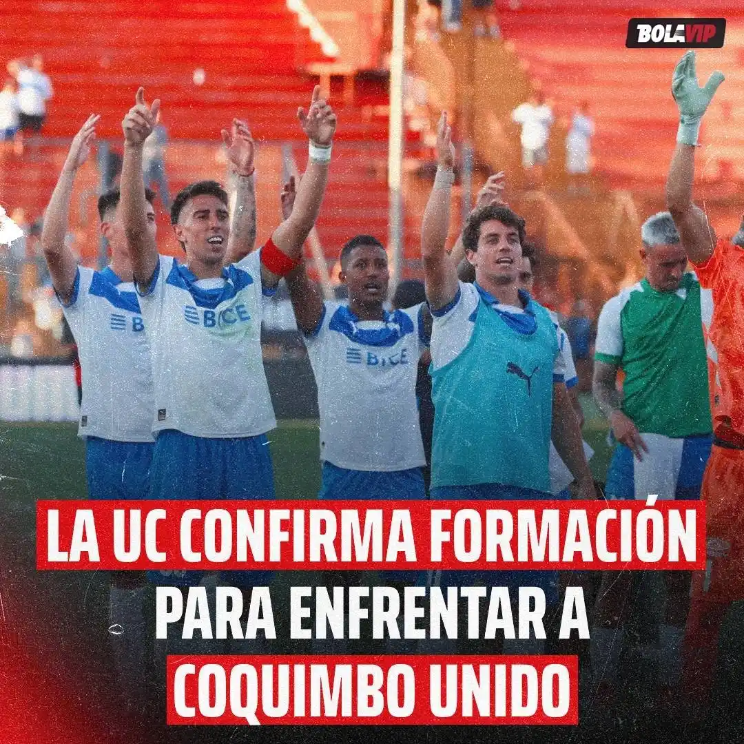 Image from Bolavip | Universidad Católica: 🐂⚪🔵 ¡CON FERNANDO ZAMPEDRI!  Universidad Católica confirmó su once e...