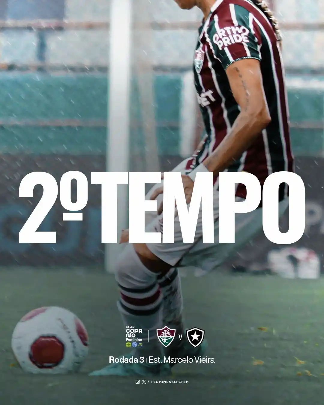 Image from Canal do Fluminense: BOLA ROLANDO PARA A SEGUNDA ETAPA! PRA CIMA, FLUMINENSE! <a class="tex...