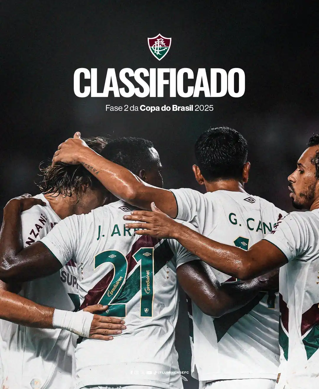 Image from Canal do Fluminense: O FLUMINENSE GOLEIA E ESTÁ CLASSIFICADO NA COPA DO BRASIL! VAAAAAMOS, ...