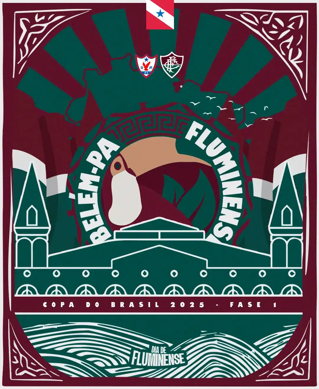 Image from Canal do Fluminense: 🎵 ESSE CLUBE É MINHA VIDA É O MEU AMOR 🎵 BELÉM É MUUUITO FLUMINENSE...