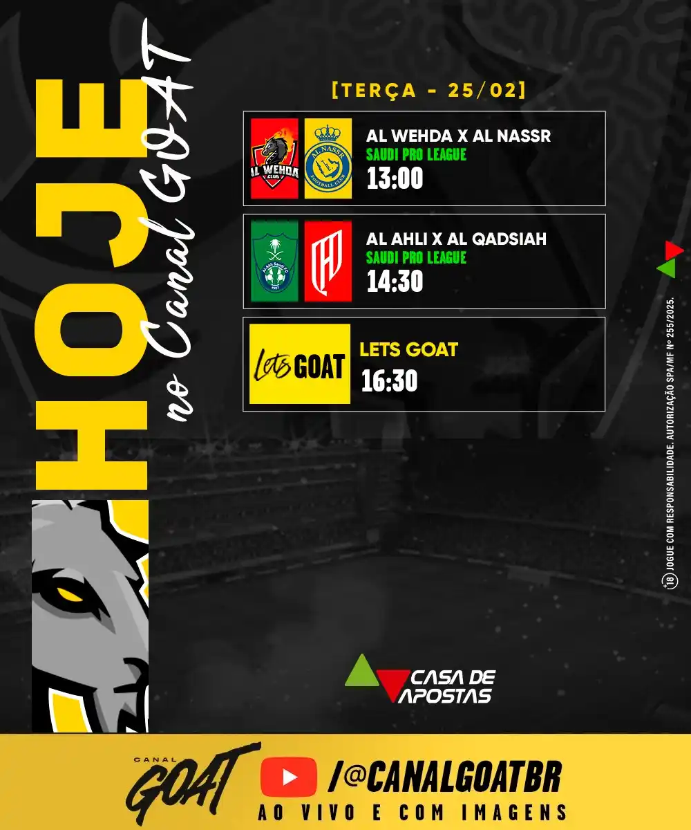 Image from Canal GOAT: Aqui estou mais um dia... <a class="text-blue-500 hover:underline curs...