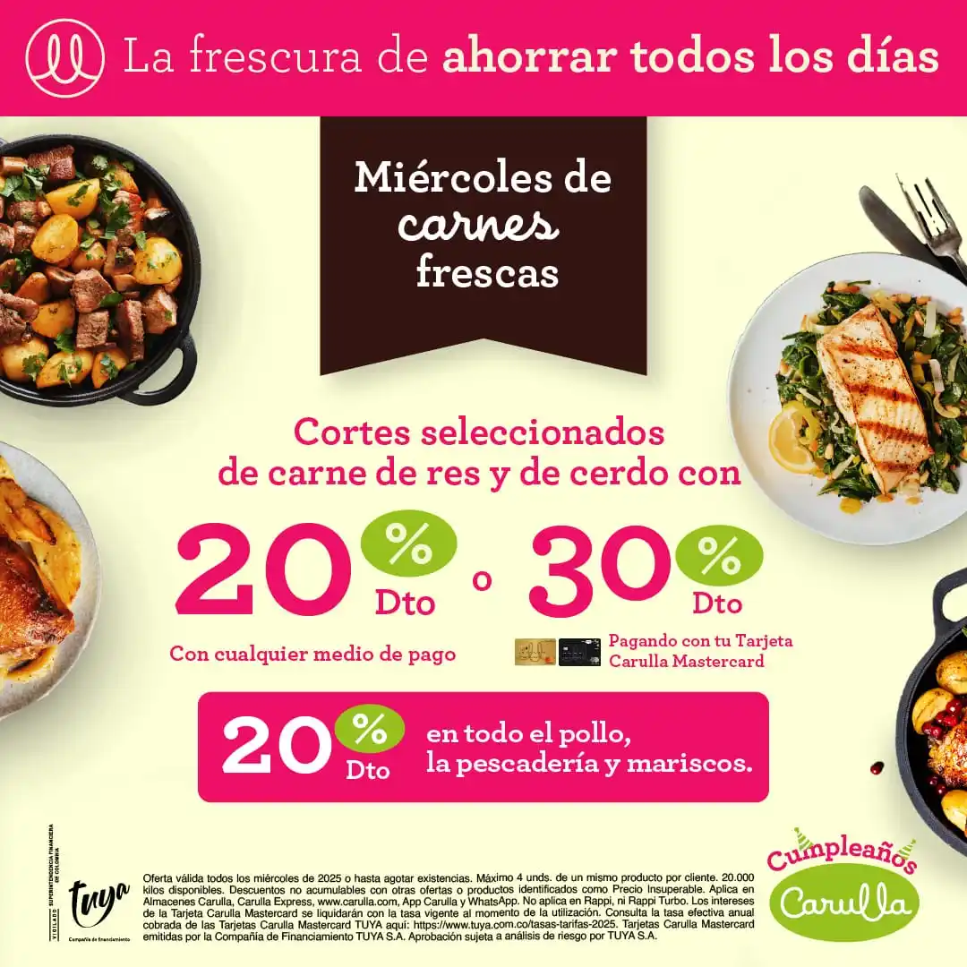 Image from Carulla: Hoy es *<a class="text-blue-500 hover:underline cursor-pointer" href="...