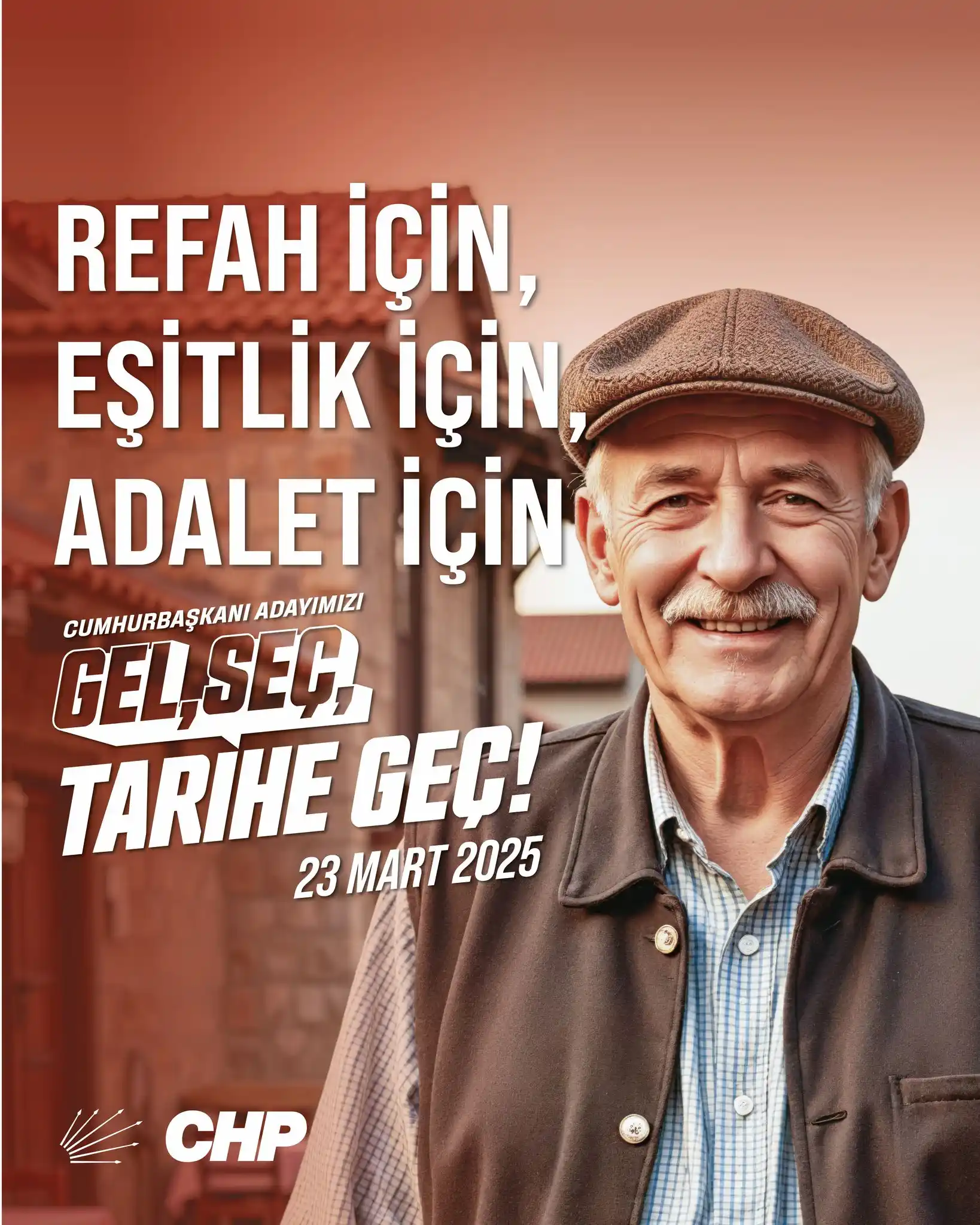 Image from CHP: 86 milyon yurttaşımızın hakkı olanı teslim etmek için... 23 Mart 202...