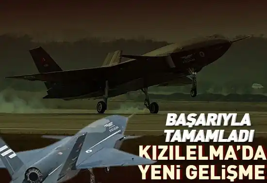 Image from CNN TÜRK: Bayraktar KIZILELMA’nın uçuş testleri başarıyla devam ediyor https:/...