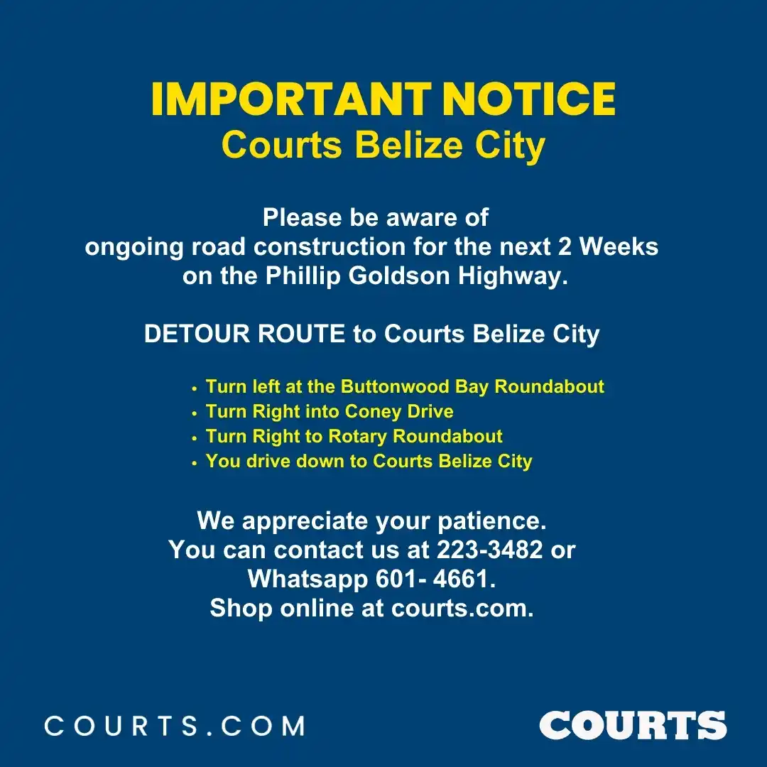 Image from Courts Belize 🇧🇿 : Easily Access Courts Belize City Store🚨 Just a reminder, you can reac...