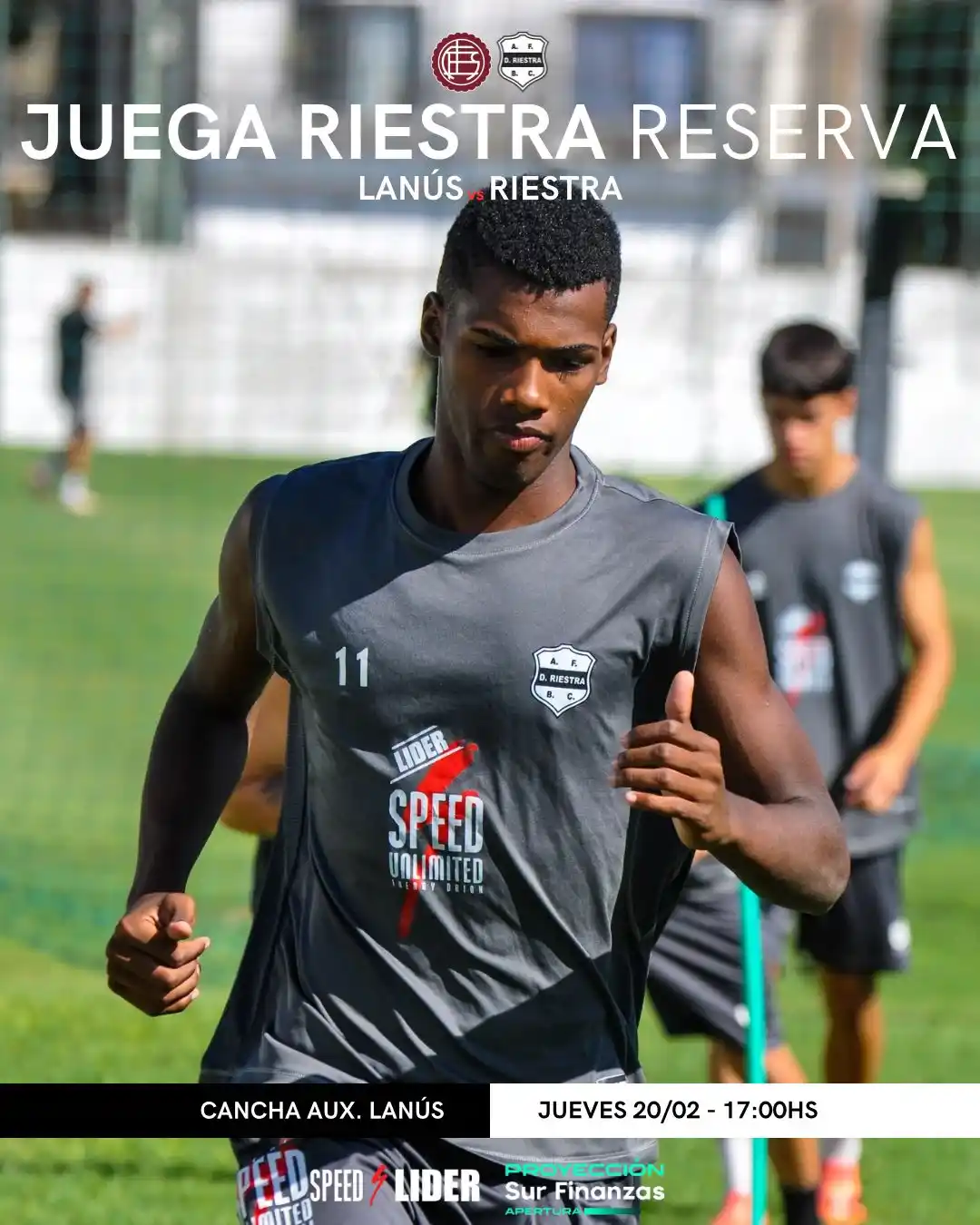 Image from Deportivo Riestra: ยก๐๐ ๐ฃ๐๐๐ญ๐ ๐๐ ๐ฅ๐๐ฆ๐๐ฅ๐ฉ๐! Esta tarde, a partir de las 17hs...
