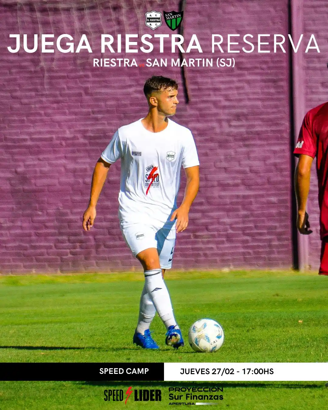 Image from Deportivo Riestra: Β‘ππ¨πππ ππ π₯ππ¦ππ₯π©π! Esta tarde, a partir de las 17hs, la...