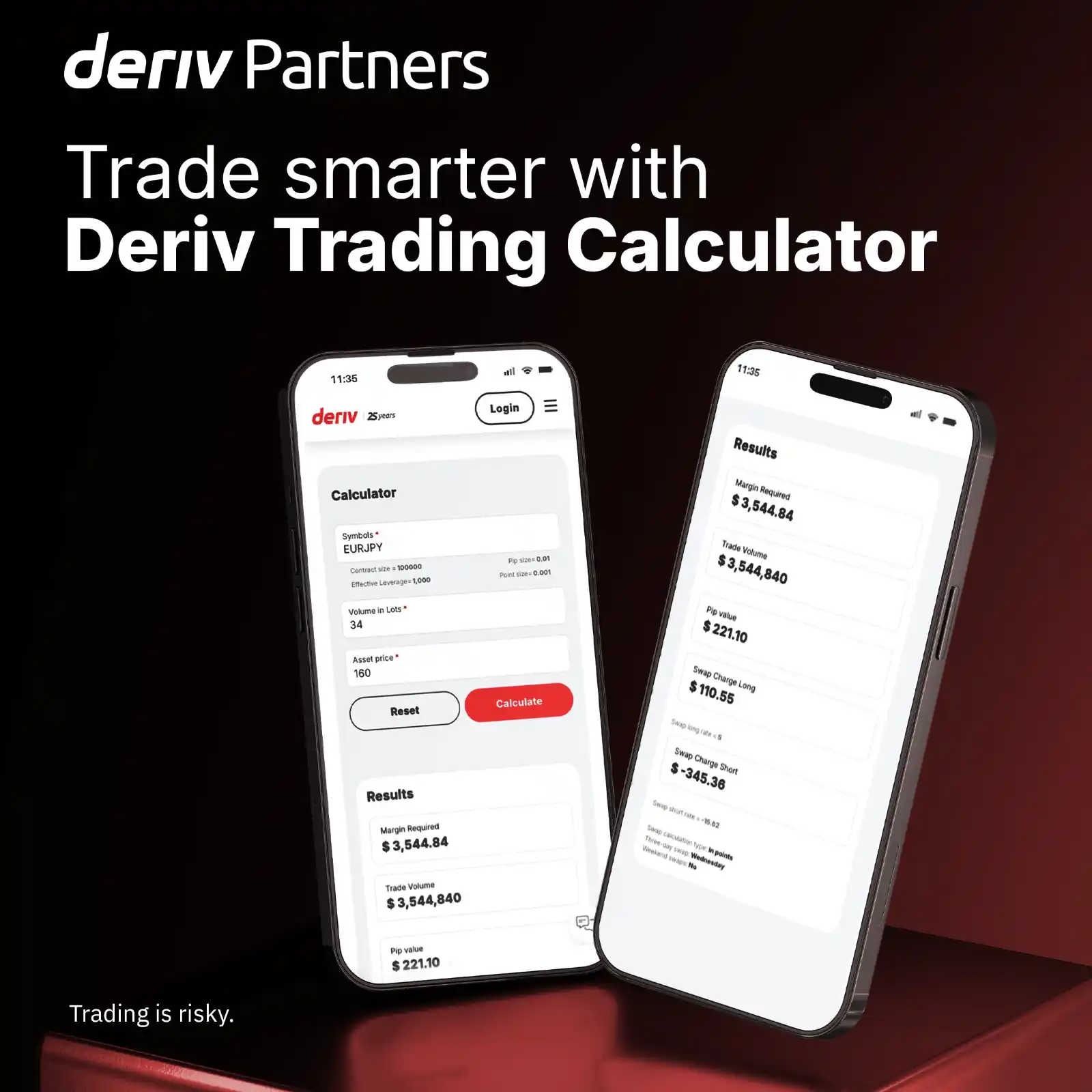 Image from Deriv Partners: 📢 *New gear: Trading Calculator on Deriv* A powerful tool for your c...