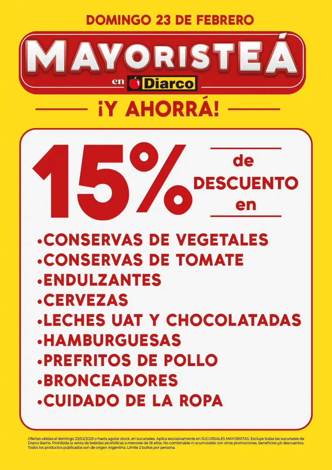 Diarco Mayorista post