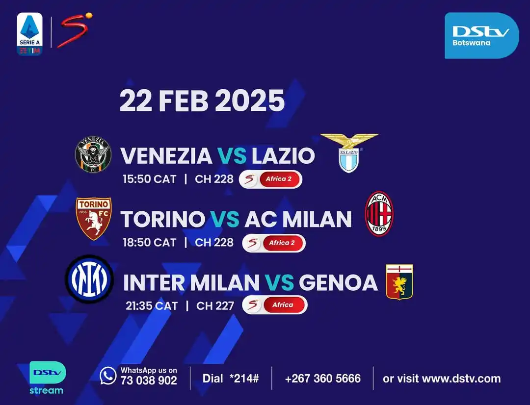 Image from DStv Botswana: 🔥 Can Torino upset AC Milan? 🔥 Catch this HUGE Serie A clash LIVE th...
