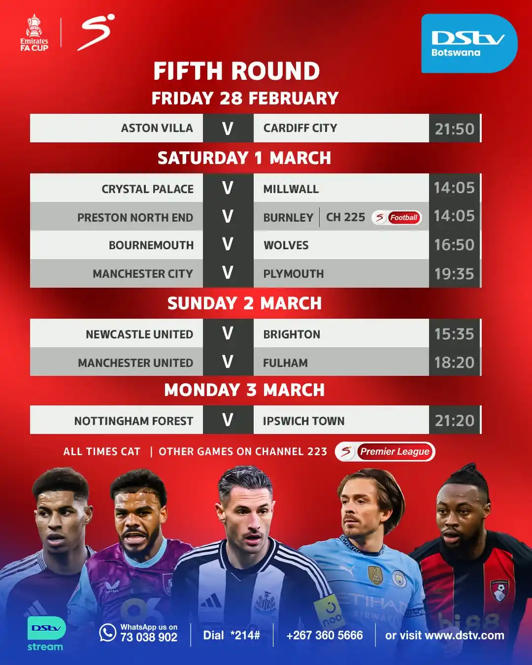 Image from DStv Botswana: Brace yourselves for a weekend of intense rivalries and thrilling foot...