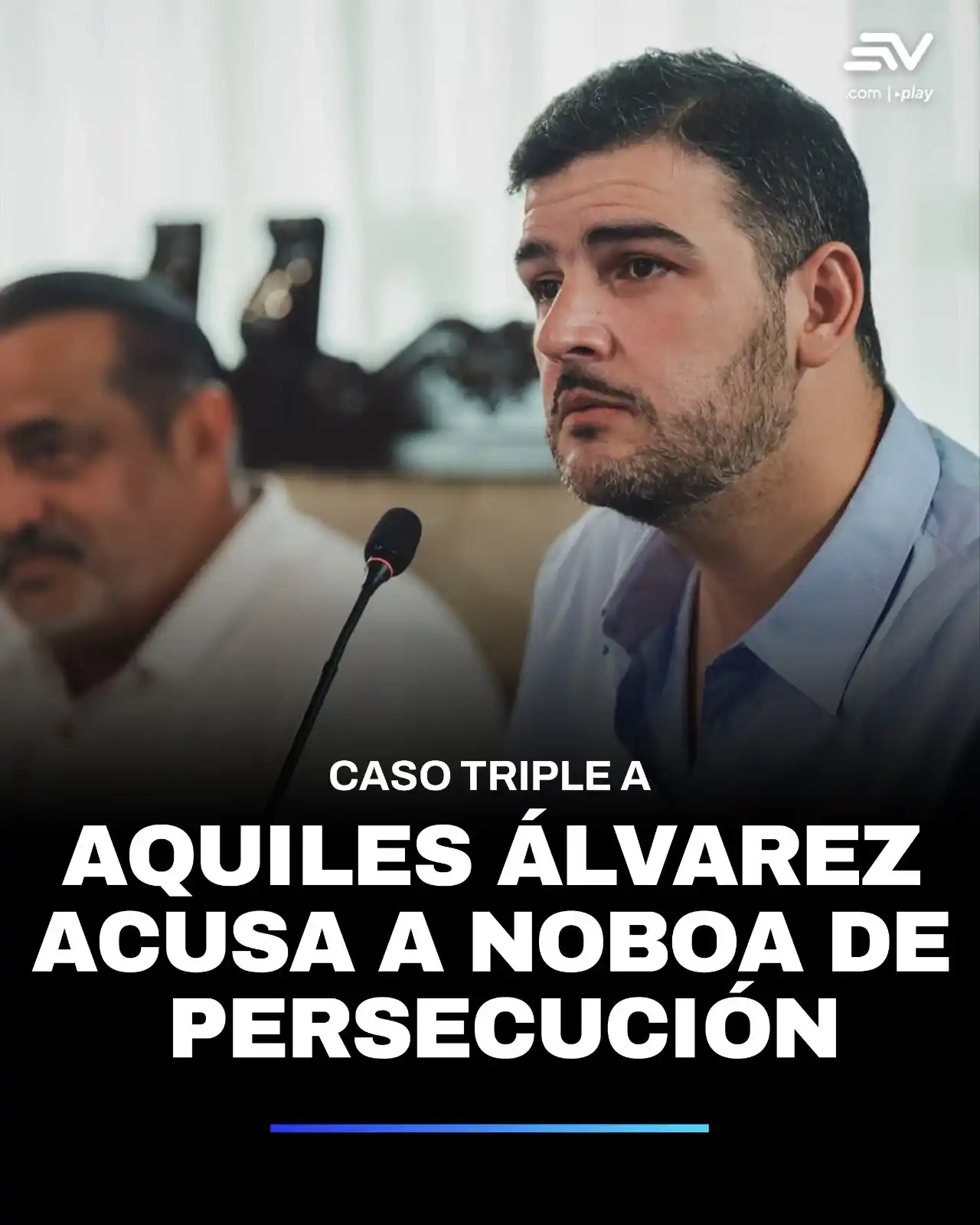 Image from Ecuavisa: 📢 Minutos después de que la Fiscalía solicitara su vinculación al <a ...