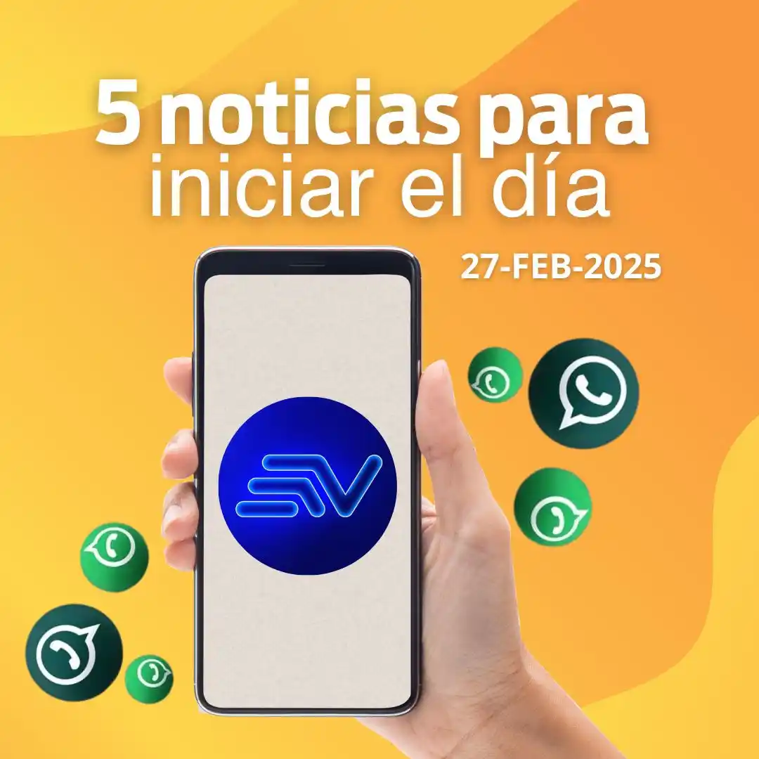 Image from Ecuavisa: ¡Buenos días, lectores! Estas son las 5️⃣ noticias para empezar el dí...