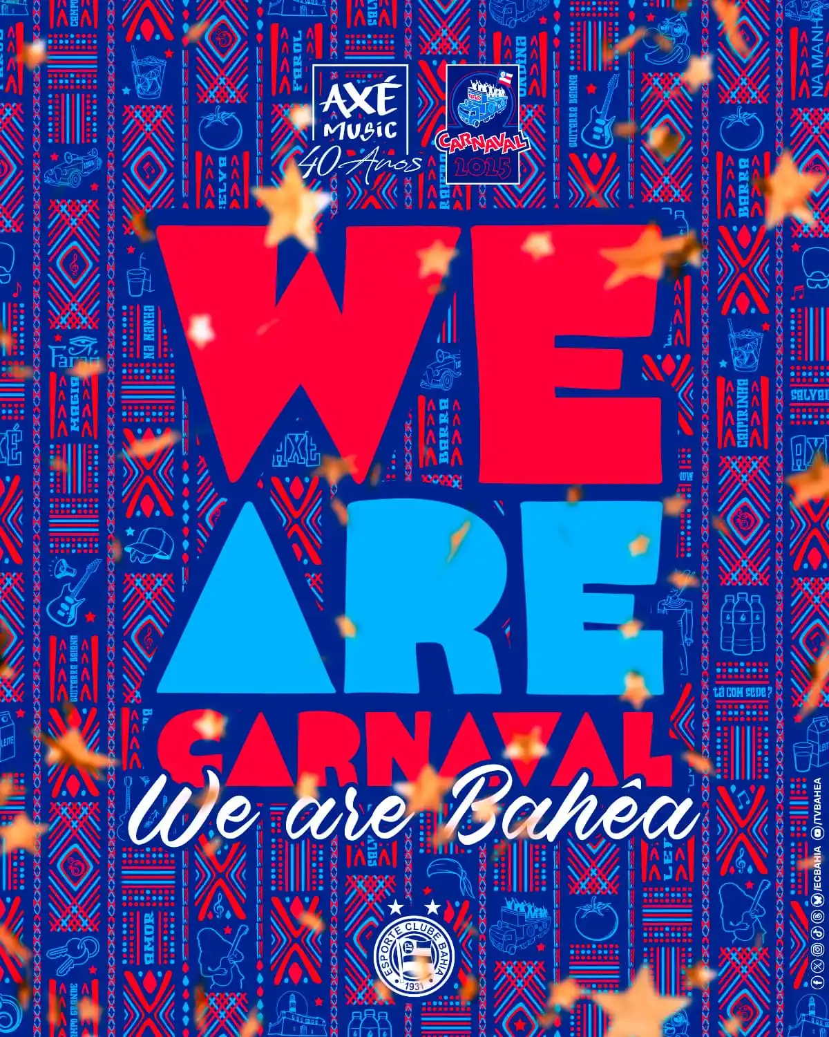 Image from Esporte Clube Bahia: 🎉🎊 O estági queriaaaaaaaaaaa que essa fantasia fosse eterna! Sextou ...