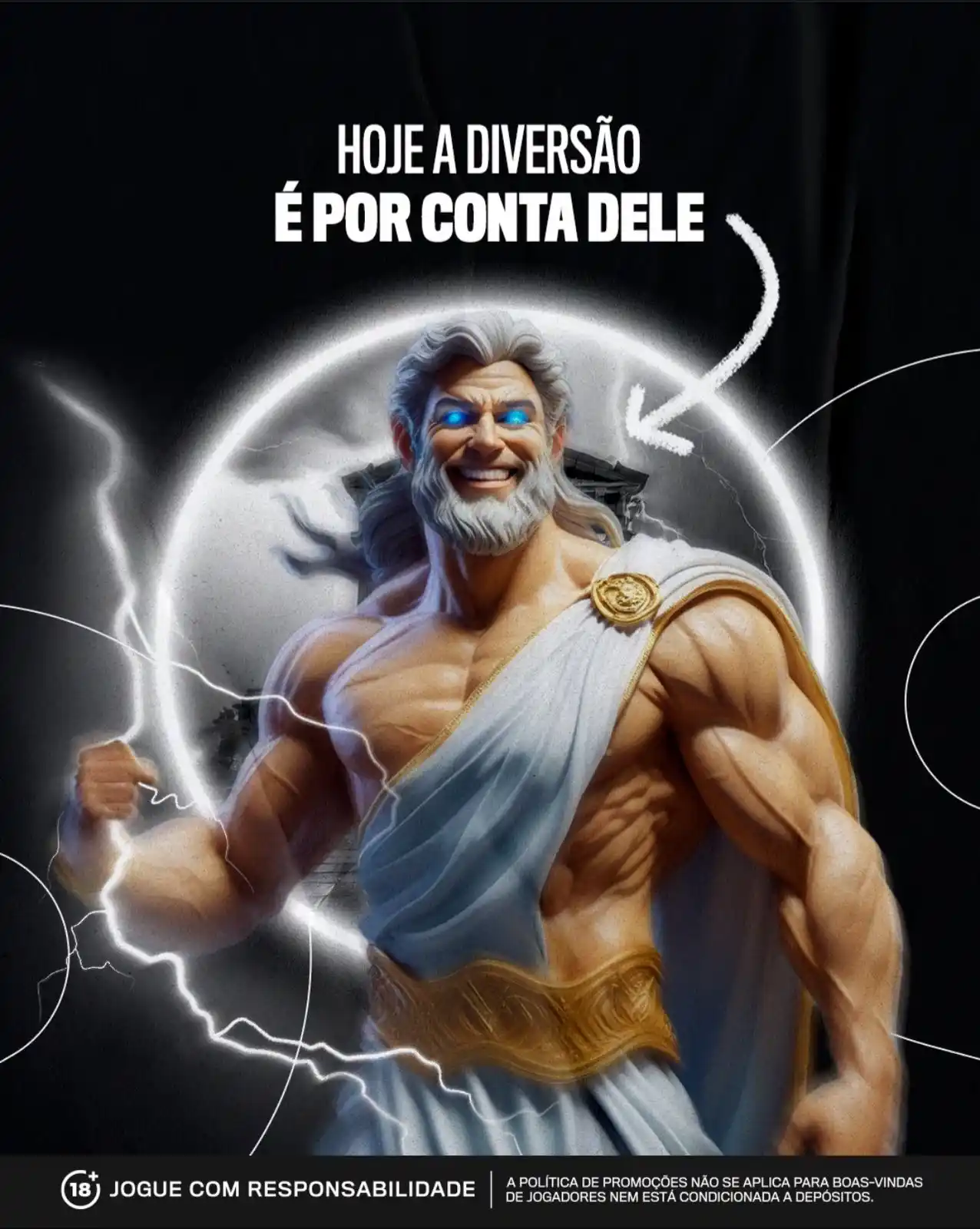 Image from Esportes da Sorte : HOJE É DIA DE TROVÃO! ⚡ O Véio do Raio chegou para comandar a diversã...