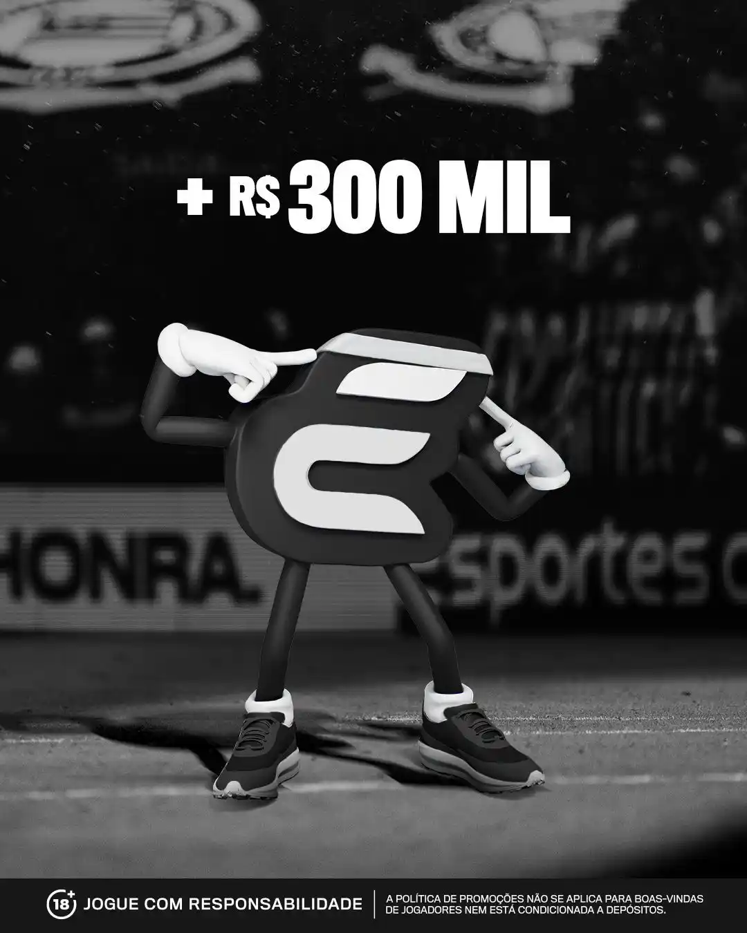 Image from Esportes da Sorte : ⚽️ É MAIS 300 MIL! ⚽️ A rede balança e quem ganha é a NOSSA CASA! 🖤�...