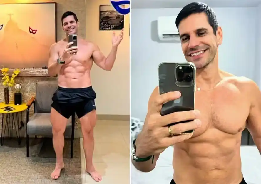 Image from Extra - Famosos: 💪 *Aos 51 anos, galã de 'Alma gêmea' exibe corpo sarado na web* Veja...