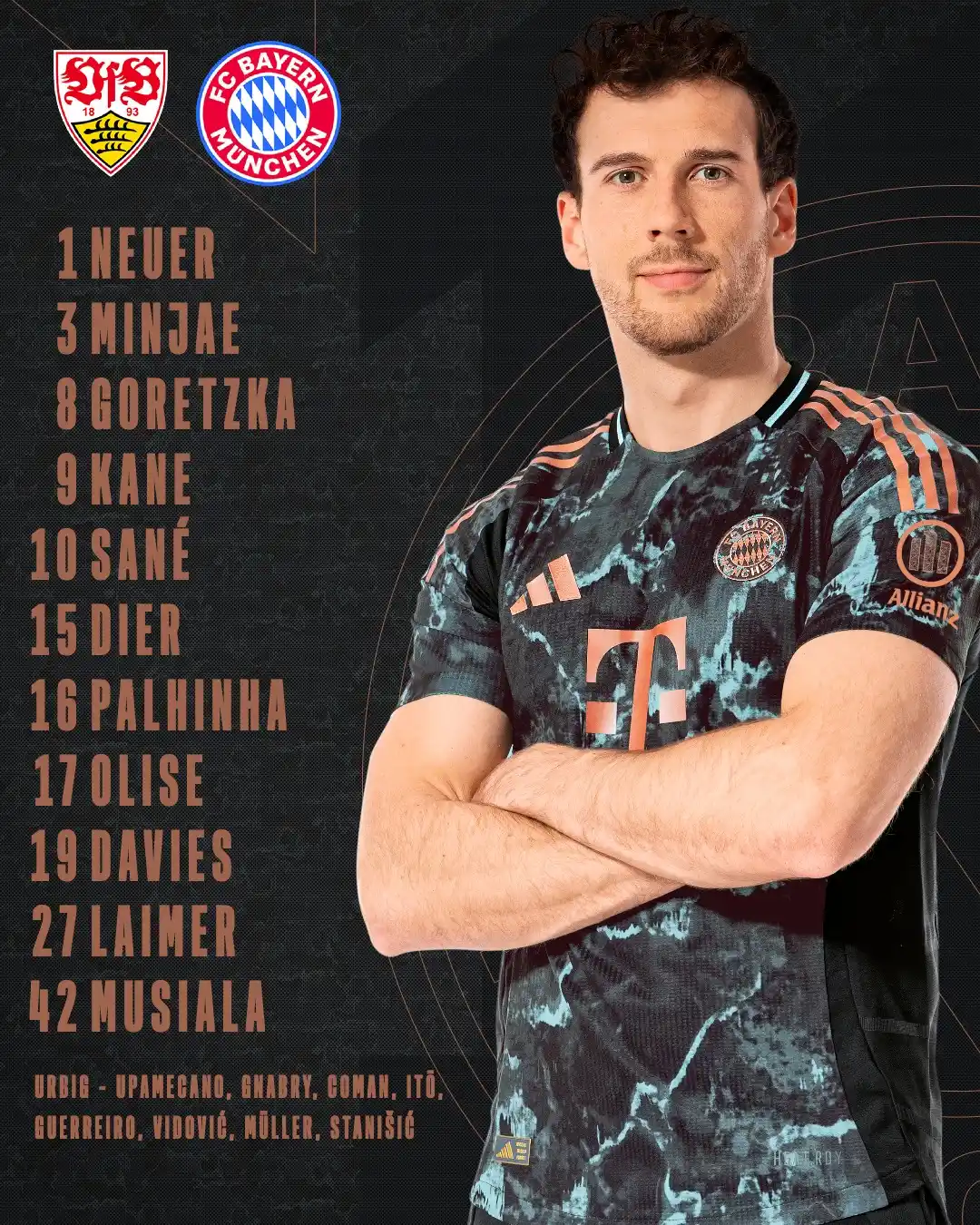 Image from FC Bayern: โซ Unsere ๐๐๐๐๐๐๐๐
gegen Stuttgart! ๐ So seid Ihr bei <a clas...