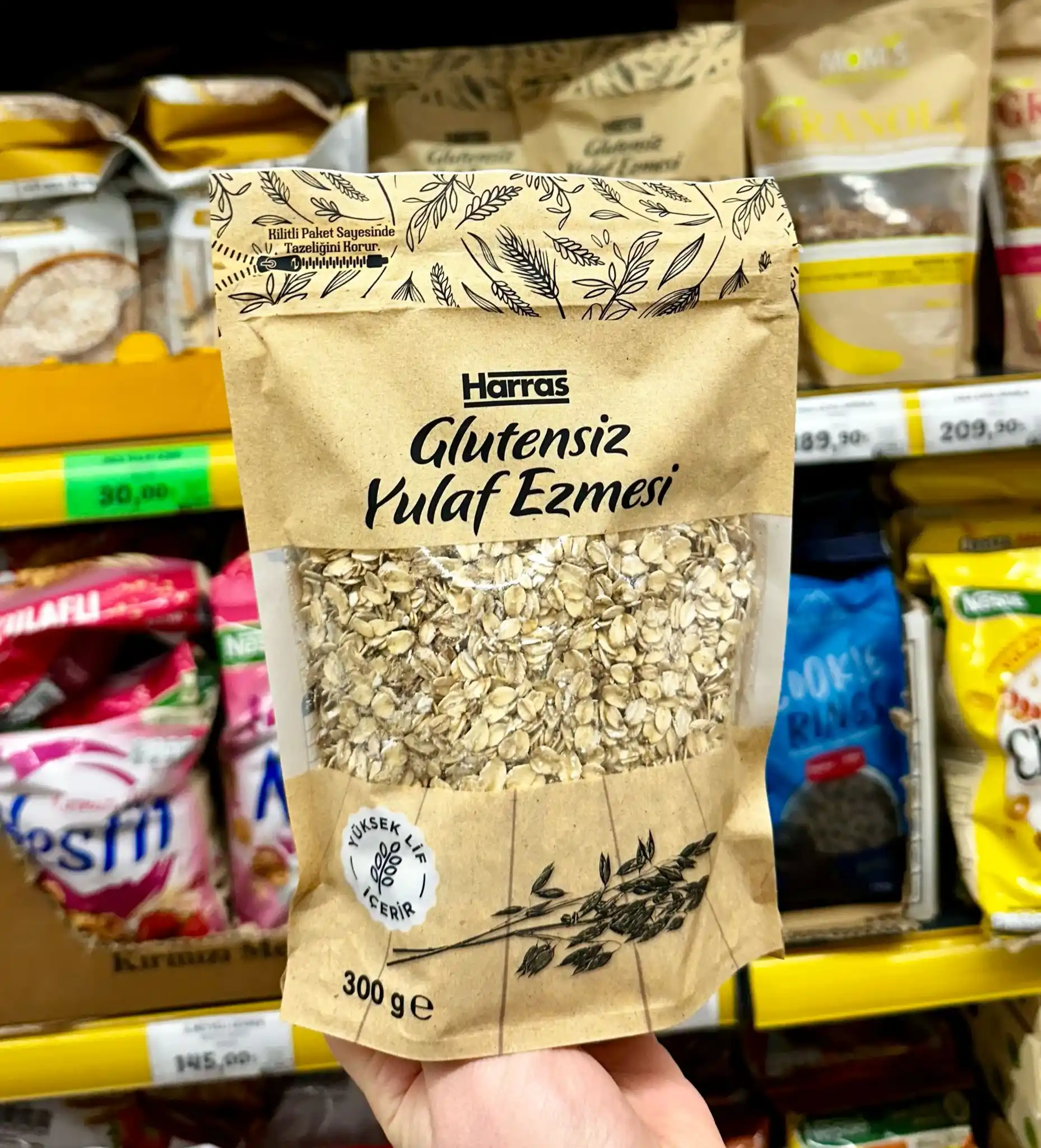 Image from FİLE: Yeni yeni yenii🤩 *Glutensiz* yulaf ezmesi mağazalara giriş yaptı😋  _...